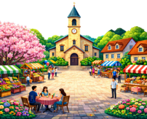 centre village transparent